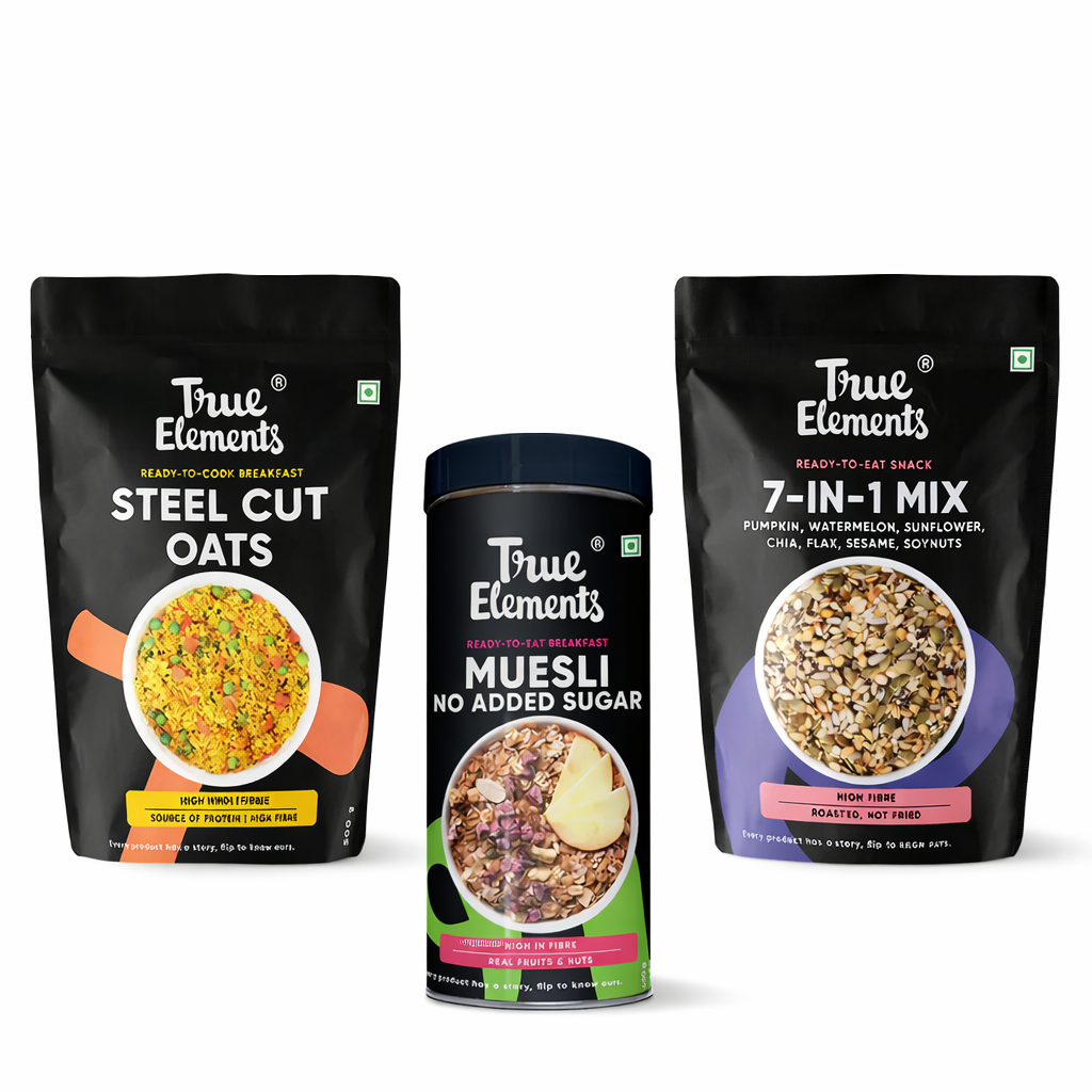 Diabetes-Friendly Oats, No Added Sugar Muesli & 7-In